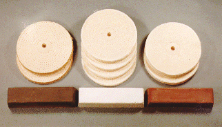 combo buffing kit, aluminum, stainless